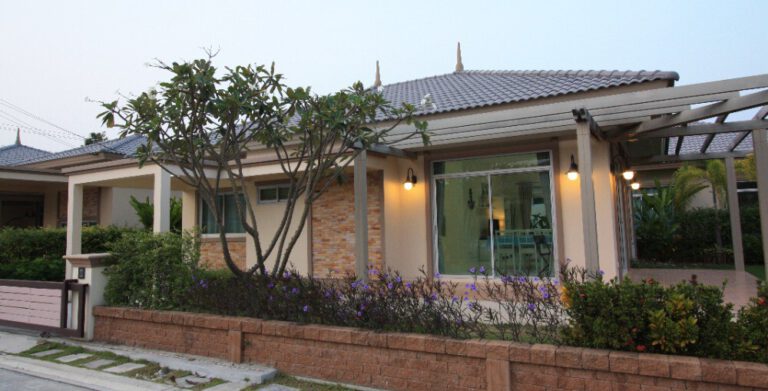 ให้เช่าและขายบ้านเดี่ยวบ้านพักตากอากาศ1ชั้น Casa Sea Side ชะอำ จ.เพชรบุรี ใกล้ทะเล 500 เมตร