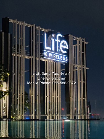 ให้เช่าคอนโดใหม่หรูพร้อมอยู่ ไลฟ์ วัน ไวร์เลส (Life One Wireless) ชั้น 15 (24 ตร.ม.) ห้องสตูดิโอ 1 จอดรถ, ราคา 20,000 บาท/เดือน