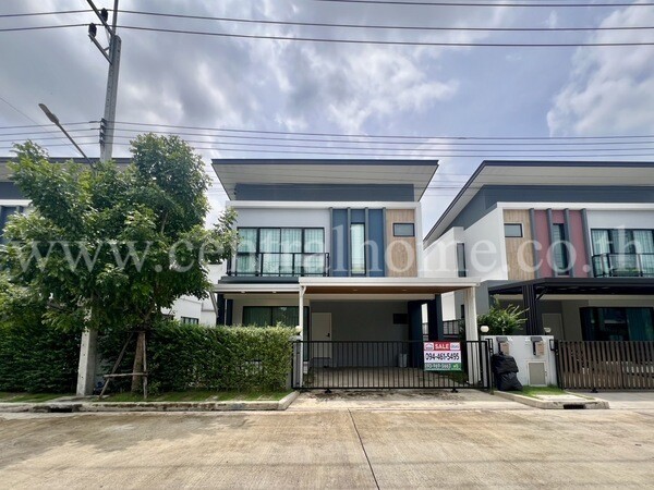 R1 บ้านแฝด อีโค เฮ้าส์ วงแหวน – ลำลูกกา ECO HAUS ต่อเติมพร้อมอยู่