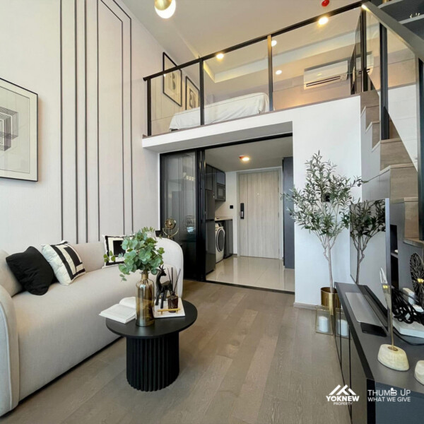 เช่าPark Origin Chula – Samyarn ห้อง Lofts ตกแต่งสวยมาก ให้เฟอร์นิเจอร์มาพร้อมเข้าอยู่ ราคาเช่าถูก