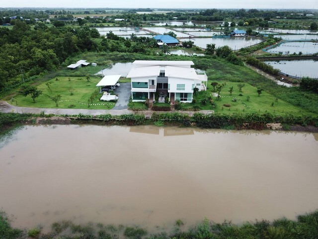 ขายที่ดิน6ไร่พร้อมบ้านเดี่ยว2ชั้นพื้นที่ใช้สอย1,000 ตร.ม. ย่านอ.เมืองฉะเชิงเทรา จ.ฉะเชิงเทรา