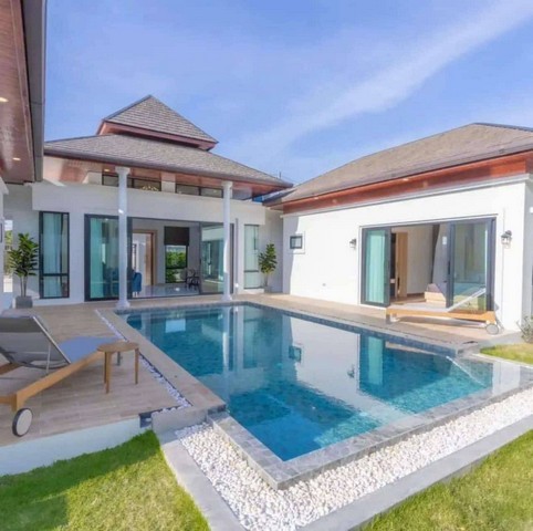 For Rent : Chalong, Luxury Pool Villa near The Big Buddha, 3 Bedrooms 4 Bathrooms