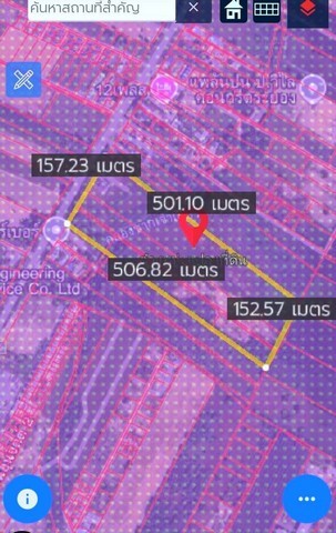 ขายที่ดินสวยนิคมพัฒนาระยอง ขายที่ดินผังม่วงลาย เนื้อที่ดิน 45-0-33.75 ไร่